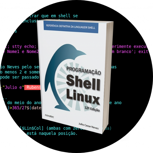 MOCKUP - PROGRAMACAO SHELL LINUX - FUNDO NATAL COM NEVE