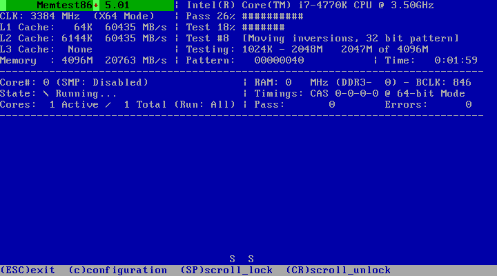 MemTest86 - Sayro Digital